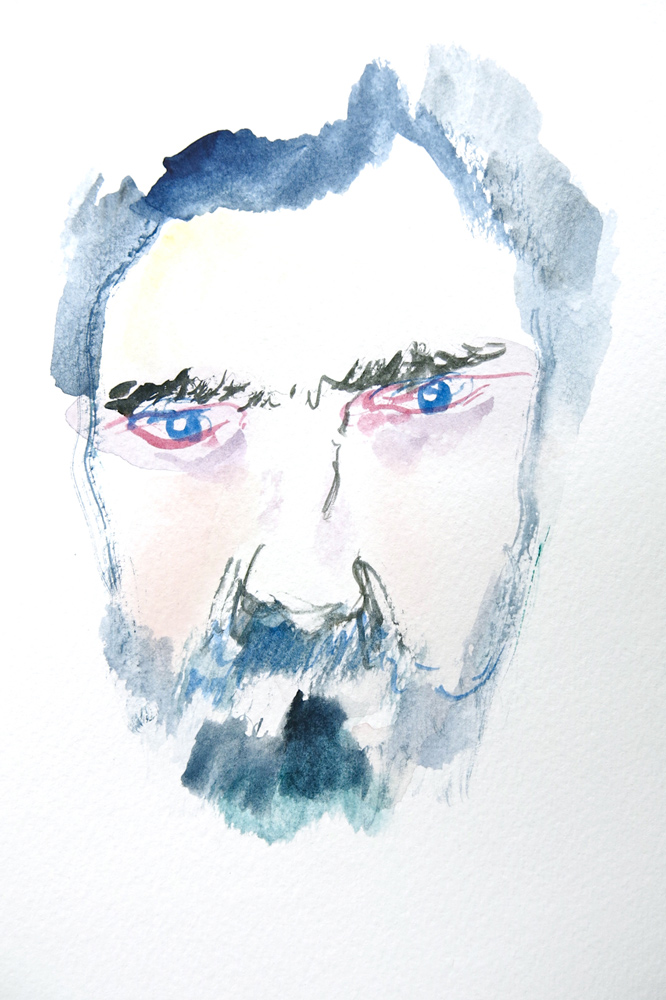 image of watercolor portrait