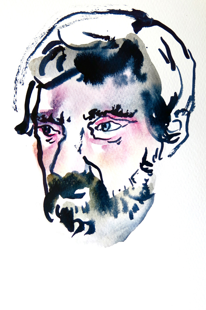 image of watercolor portrait