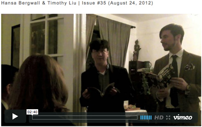 image of Hansa Bergwall & Timothy Liu video