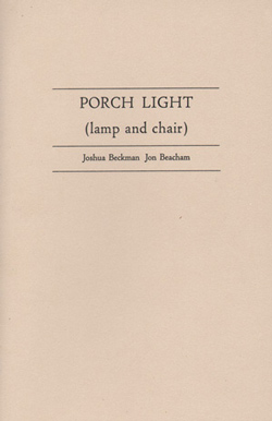 image of Porch Light (lamp and chair)